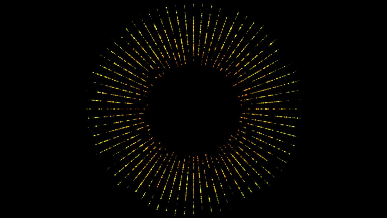 배경에 대한 황금색 헤일로 빛 반지