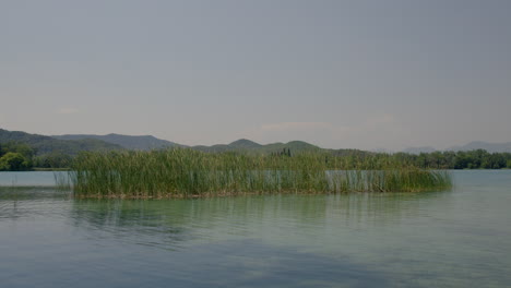 the lake of banyoles in catalonia, spain