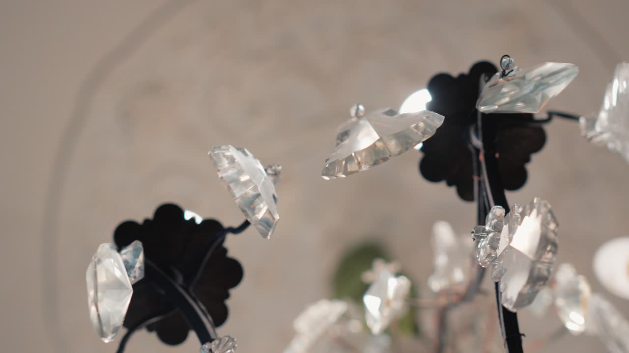 Chandelier Detail inside of Ch&acirc;teau de Pouzilhac