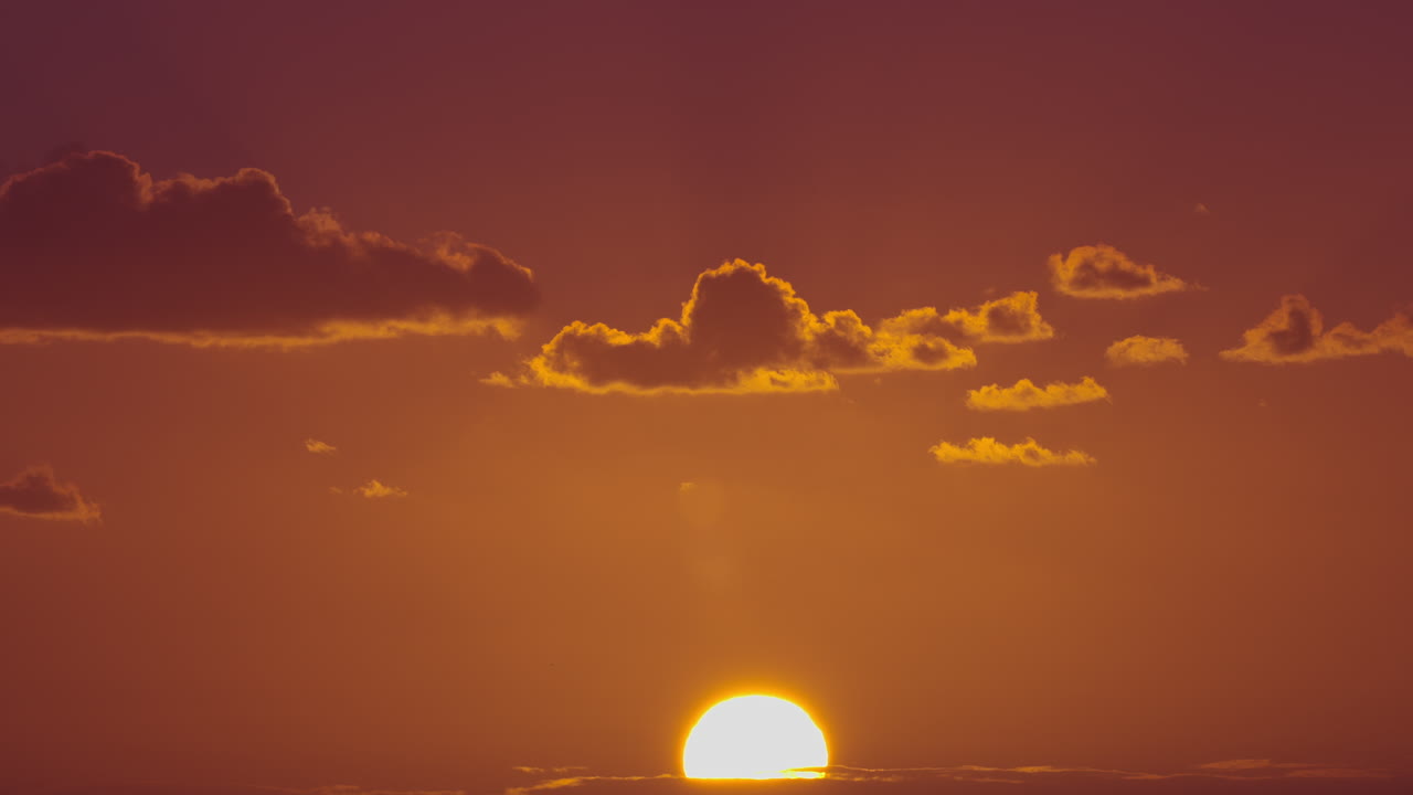 Sunrise Timelapse with Cloudy Sky