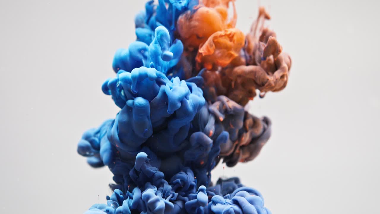 miscelazione di inchiostro astratto