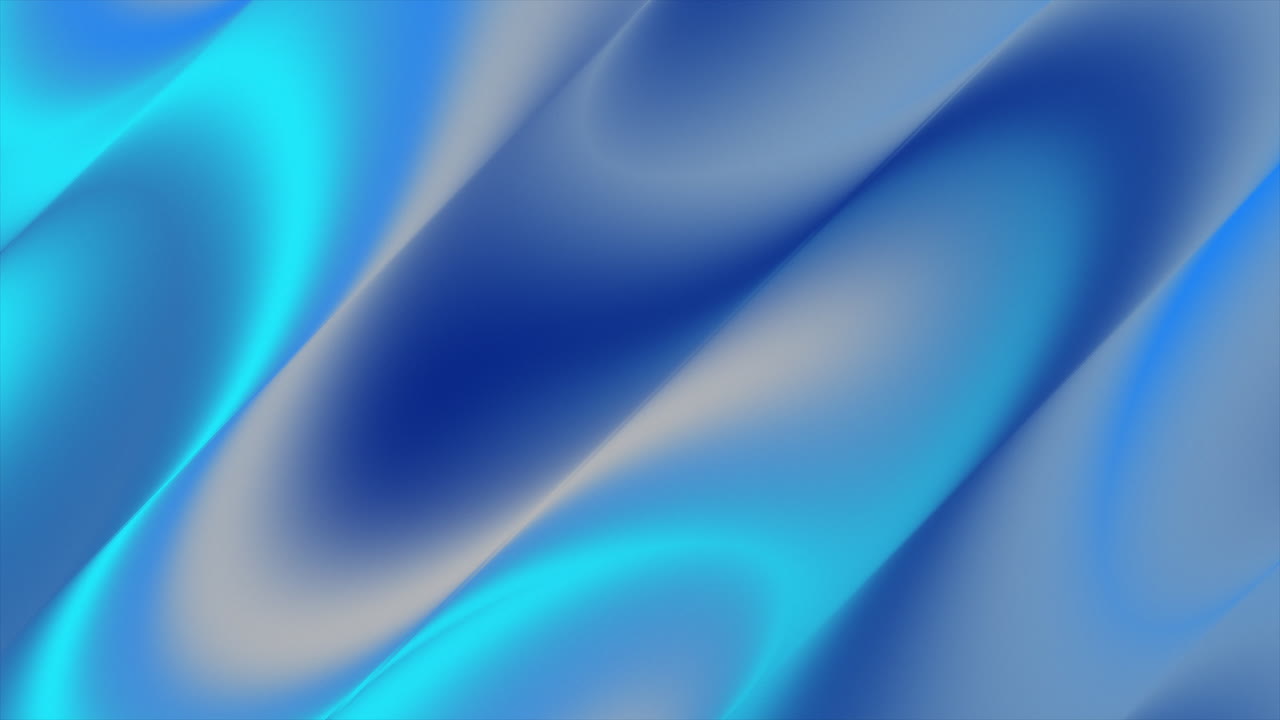 Blødt flydende abstrakt blå og grå gradient baggrund.