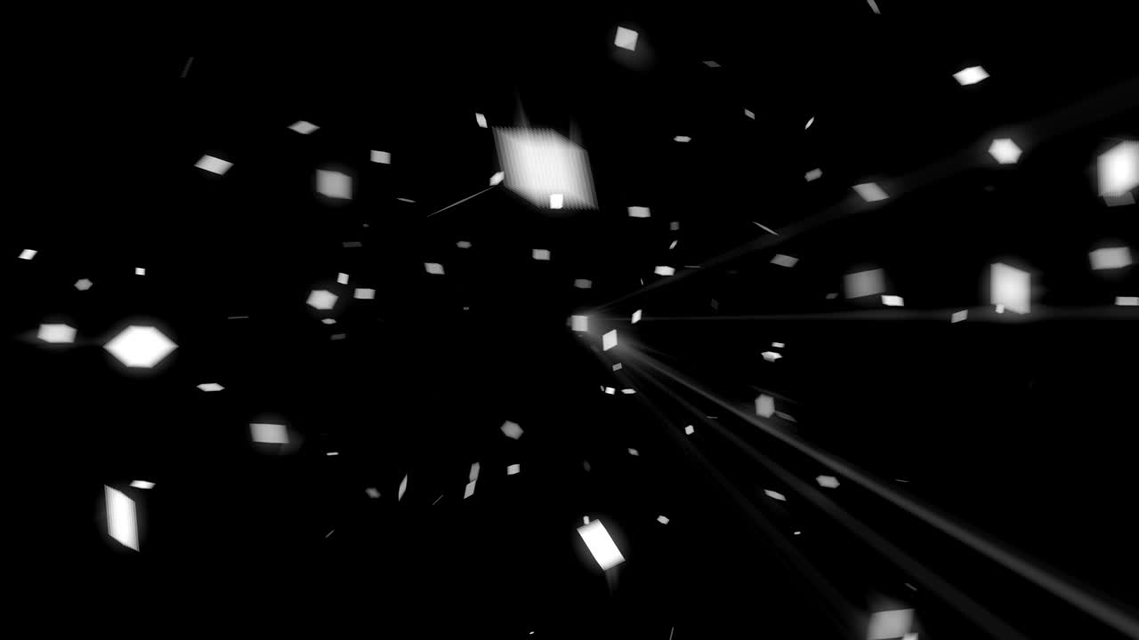 partícula de tornado en el espacio 4k