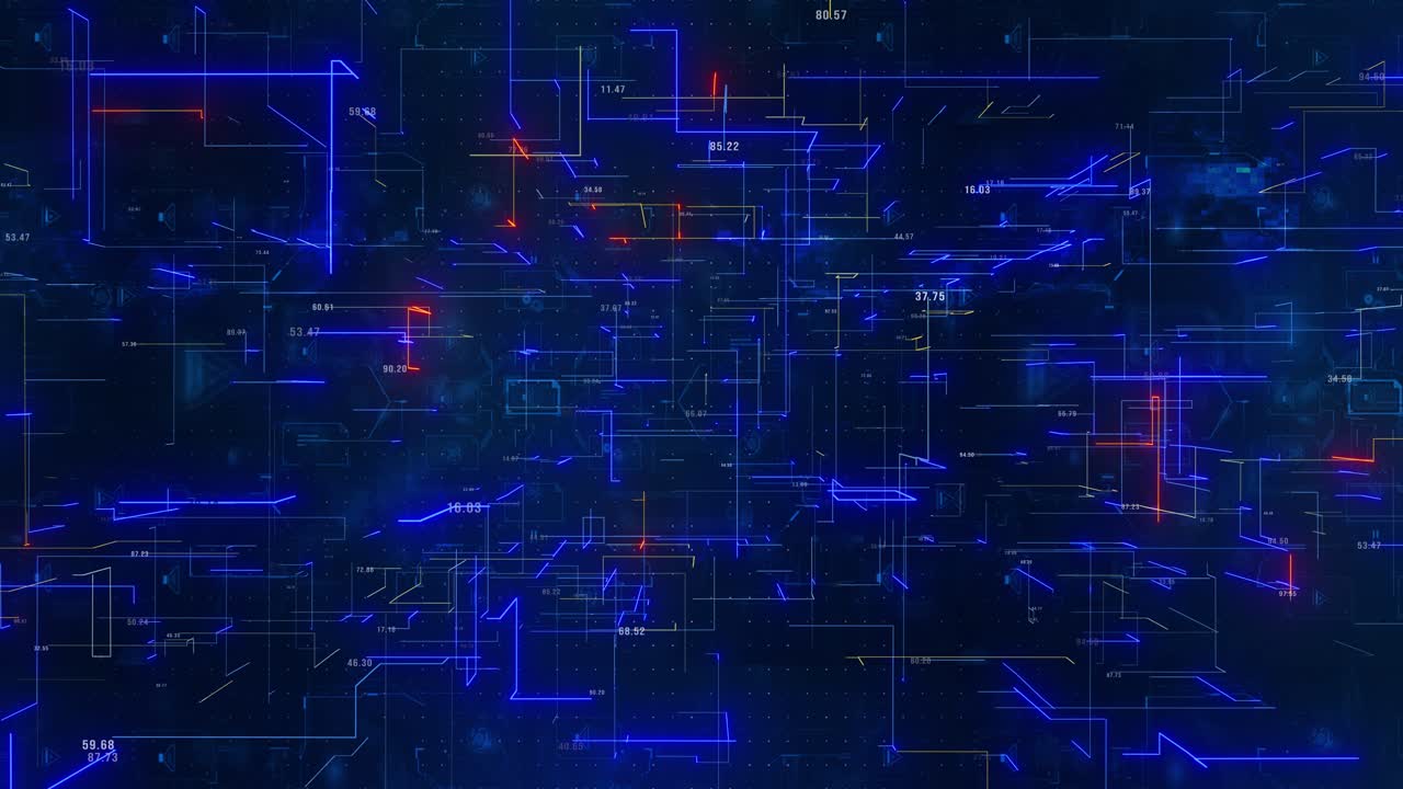 Futuristic CG Animation Background