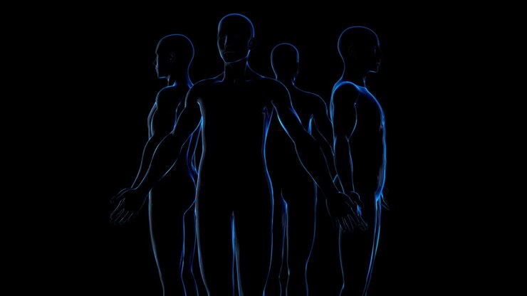 An abstract concept of unity and togetherness - seamless looping