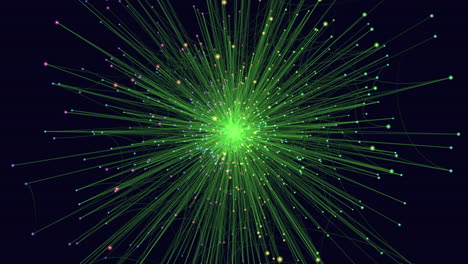 energía del haz radiante e iluminación desde un punto central