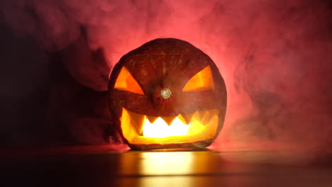 calabaza espeluznante de halloween