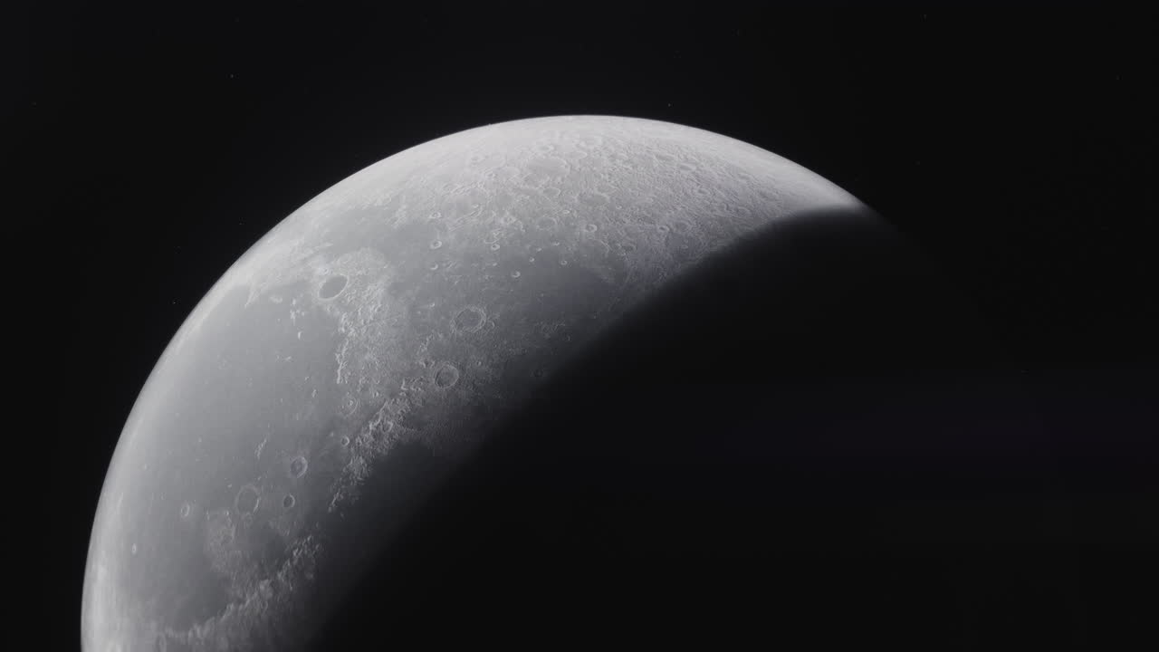 Moon vieved from Space