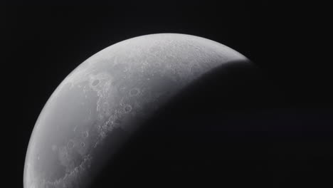 moon vieved from space