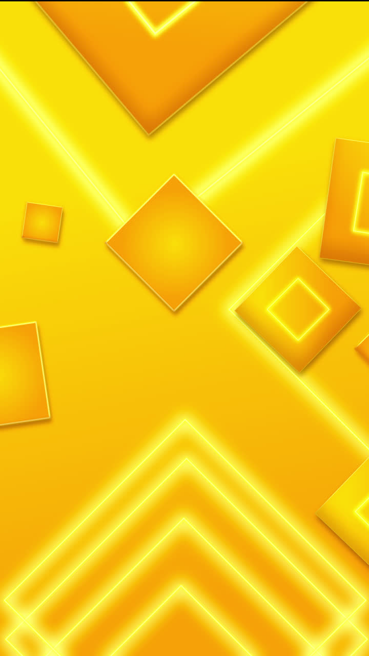 추상적인 기하학적 노란색 배경