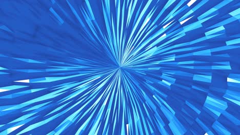 4k blue waving surface with glowing light. 3d abstract background. seamlessly looping video concept backdrop. abstract polygonal geometric surface loop tunnel.