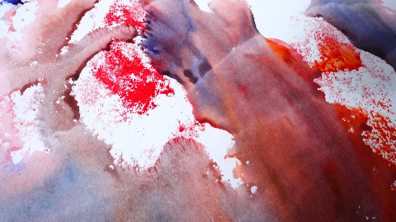 Disegno monotipo, astrazione.