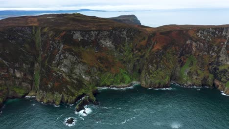 爱尔兰的dunfanaghy,donegal的horn head半岛的海<unk> - 从空中