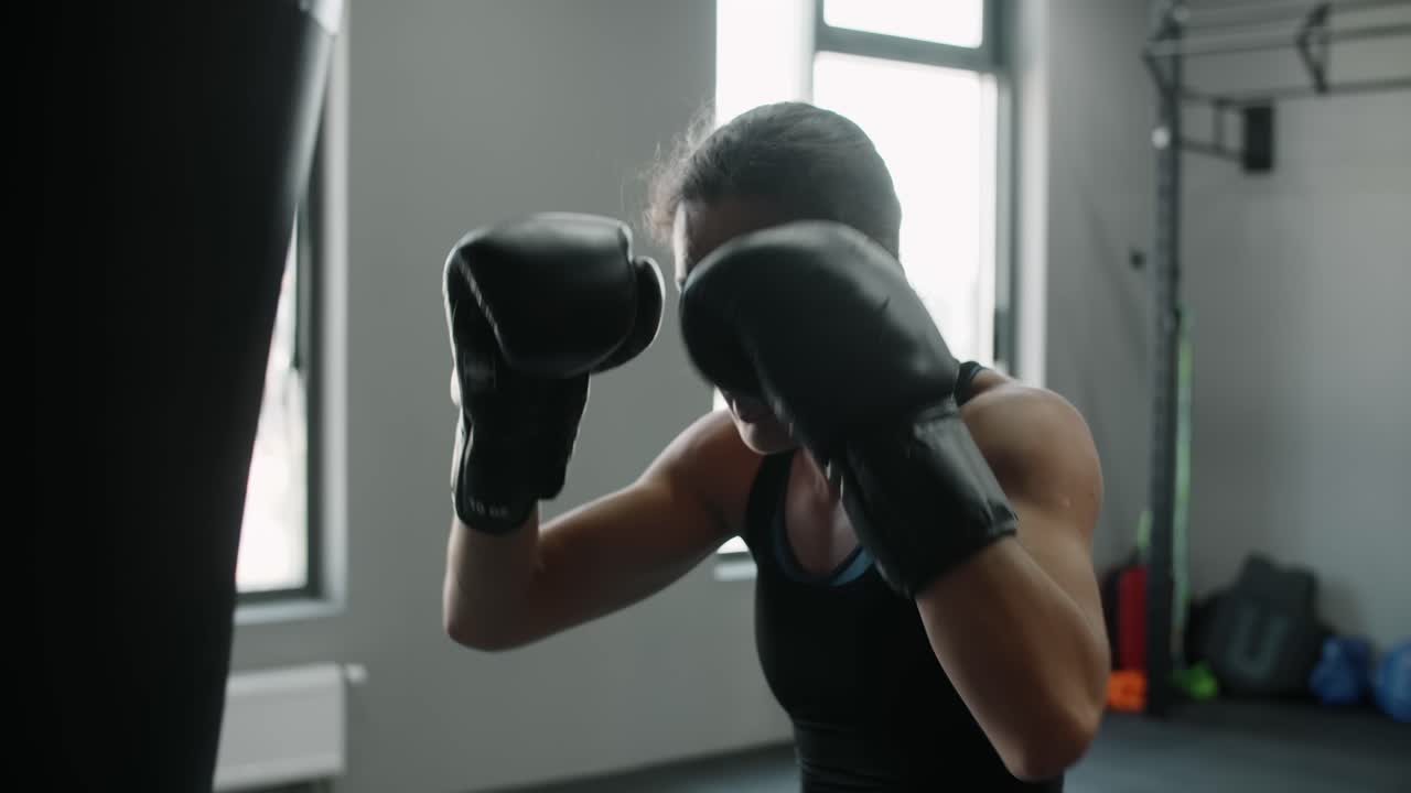 Woman Boxing Training