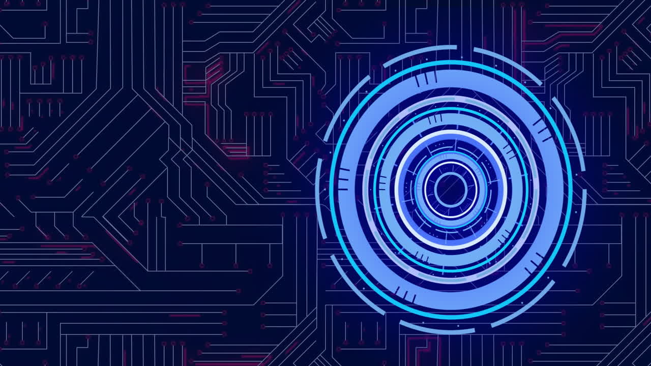 Animation of scope scanning over network of connections