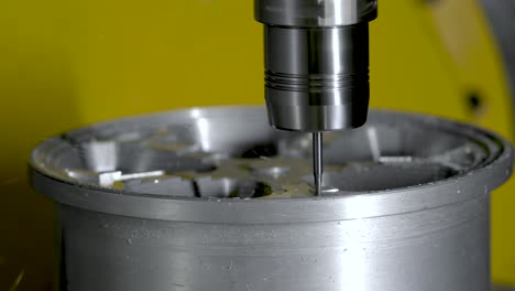 máquina de fresado cnc para el trabajo de metales.