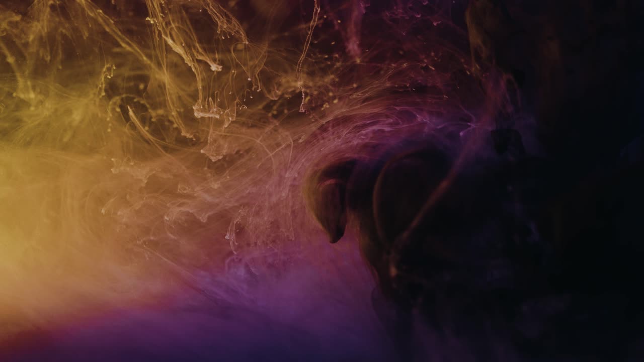 nube de tinta aislada