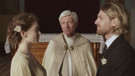 Wedding Ceremony in Christian Church