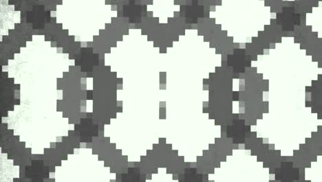 el patrón de cuadrícula monocromo crea un intrincado diseño repetitivo