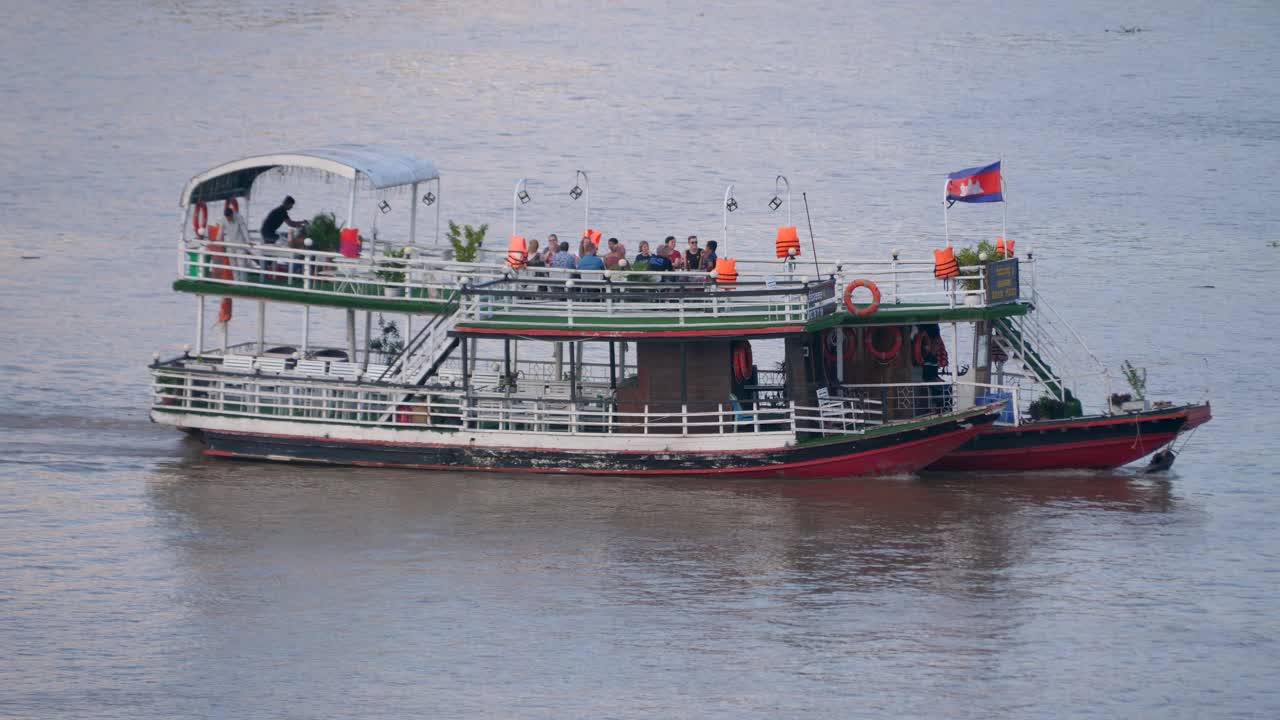 Sunset River Cruise in Cambodia