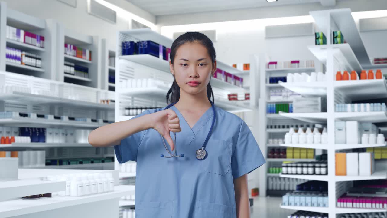 약사가 불쾌감을 표합니다.