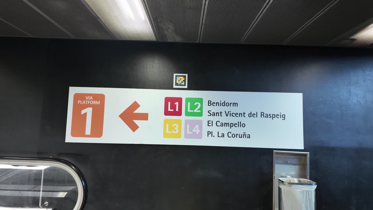 Alicante metro station Luceros Spain popular public transport route to Benidorm