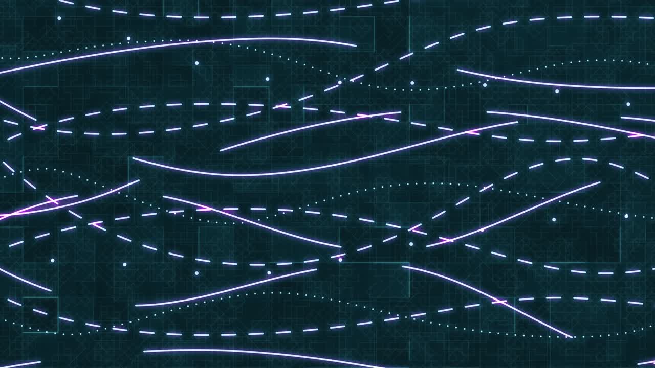 4K Data Line Stream Network Background Loop Animation. digital line streaming connection network background