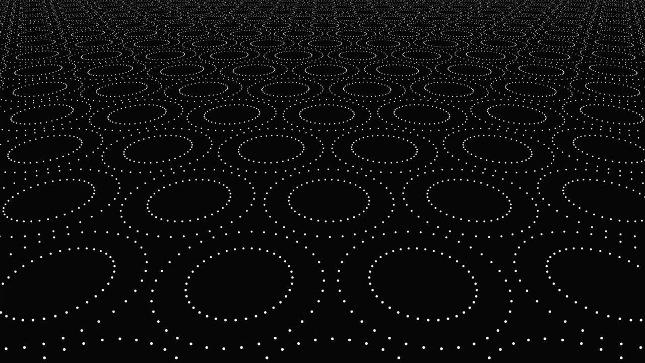 черный узор из интересных кругов