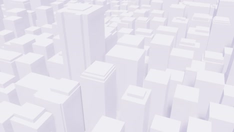 city downtown abstract 3d background seamless loop