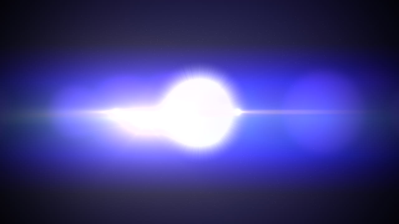 animación primer plano luces de neón y bokeh en galaxia