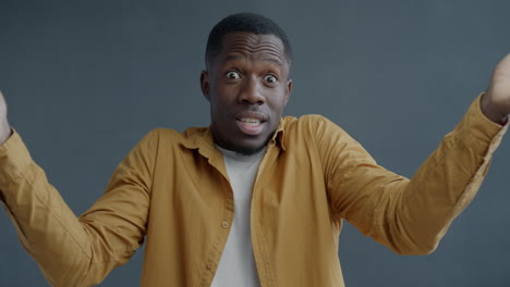 surprised man