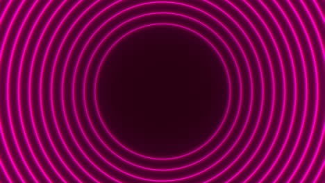 las líneas púrpuras hipnotizantes crean un patrón circular futurista
