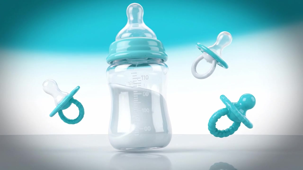 Biberon galleggiante: un viaggio visivo attraverso il design e la funzionalità di un essenziale per l'alimentazione classico, che evidenzia elementi moderni e l'attrattiva estetica.