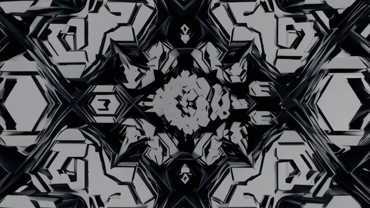 Sfondi a motivi geometrici astratti in bianco e nero