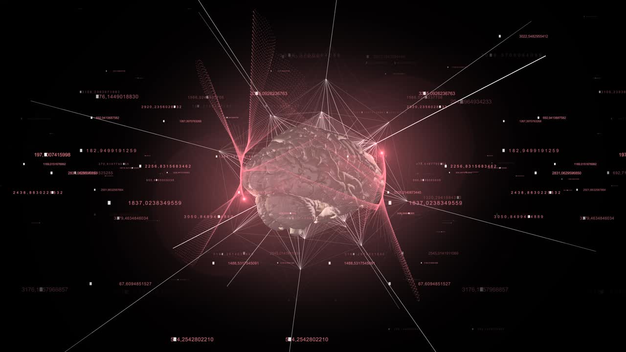 Abstract Brain Background 4K