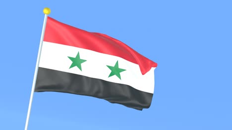 the national flag of the world, syria