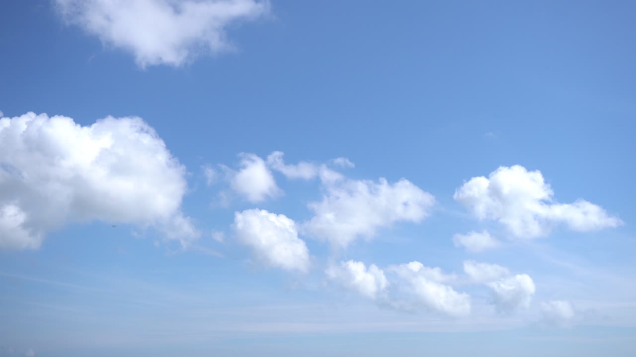 Beautiful blue sky some clouds