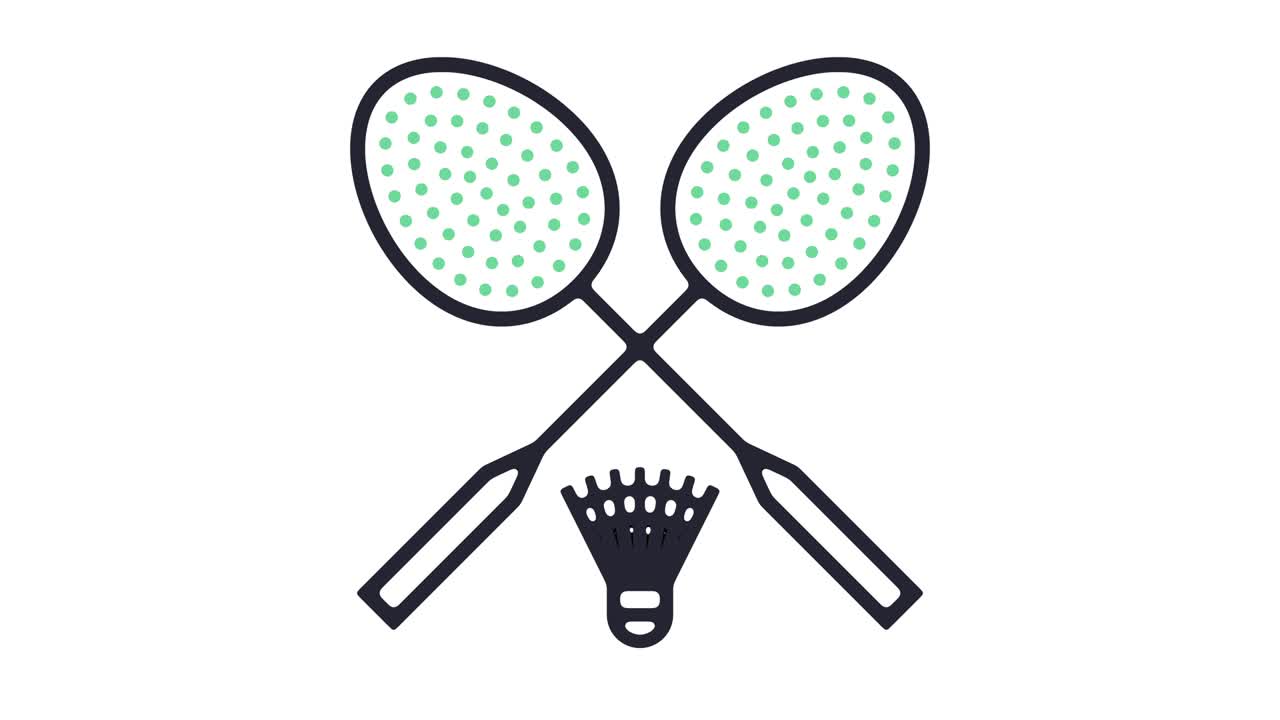 배드민턴 아이콘 애니메이션