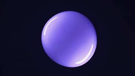 purple oval shape