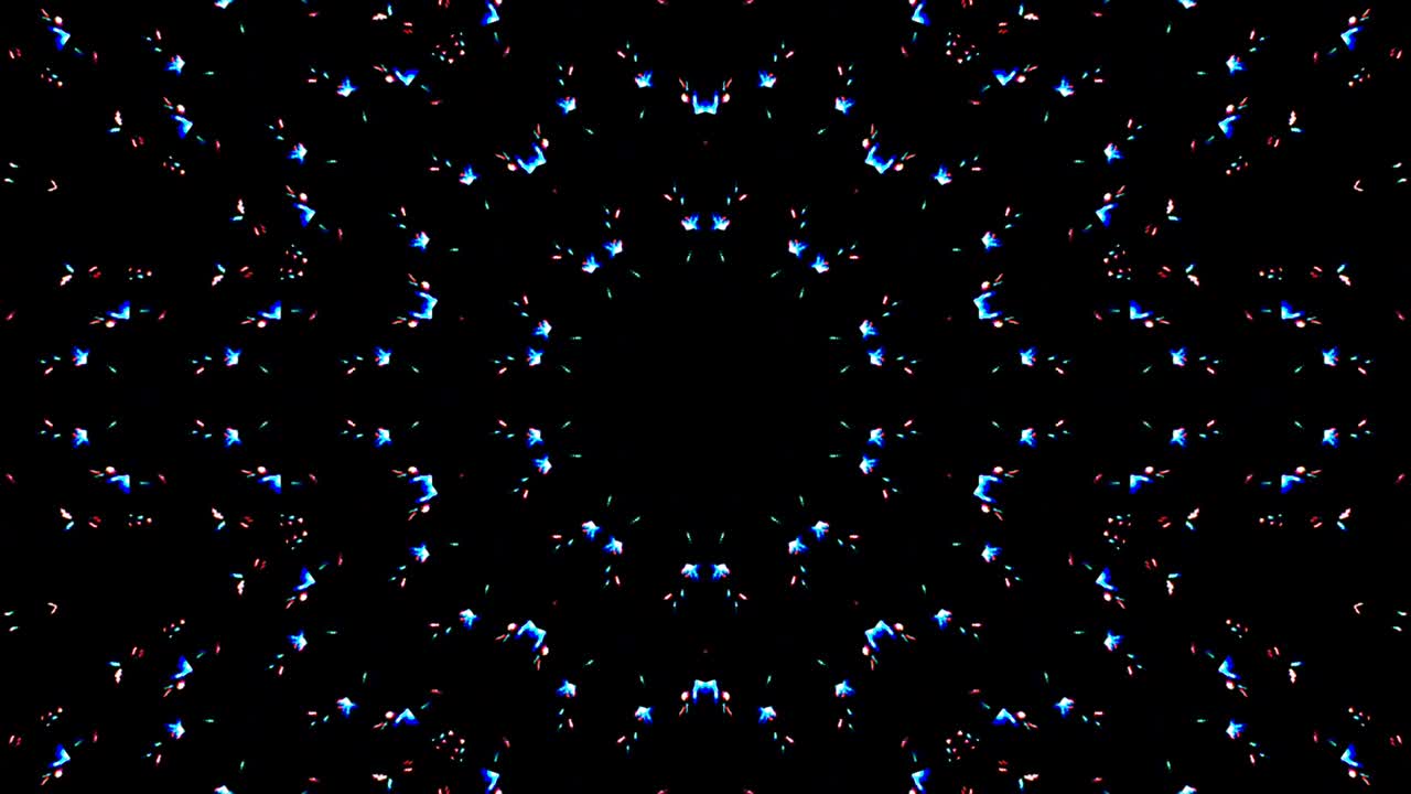 은 바탕에 다채로운 줄무로 미묘한 움직임을 조절하는 밝은 빛