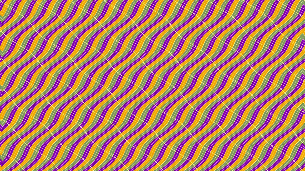 파동 효과를 가진 2d 비디오 패턴으로 오른쪽으로 회전하고 왼쪽으로 뒤집습니다.