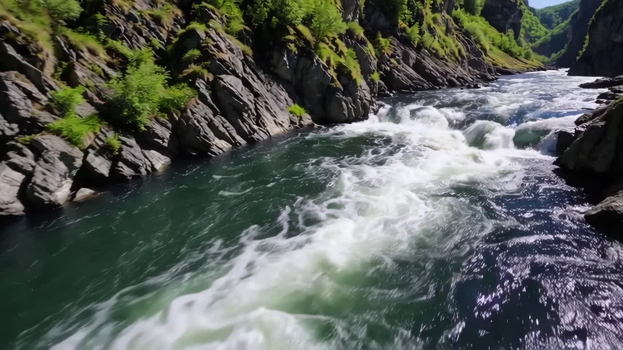 Mountain River Rapids
