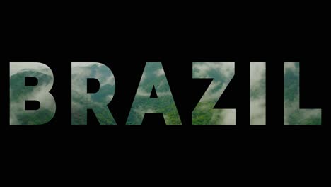 Drone-Shot-Of-Rainforest-And-Jungle-Landscape-Overlaid-With-Graphic-Spelling-Out-Brazil