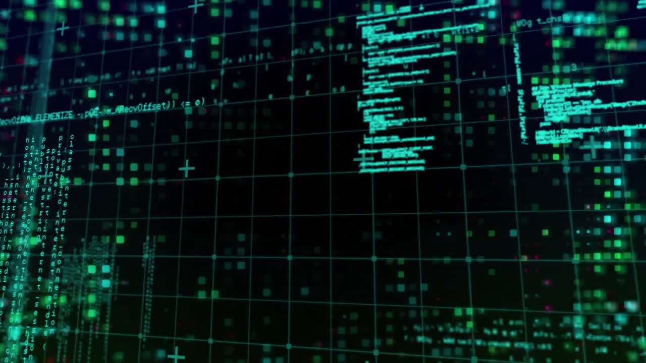 Animation of computer data processing