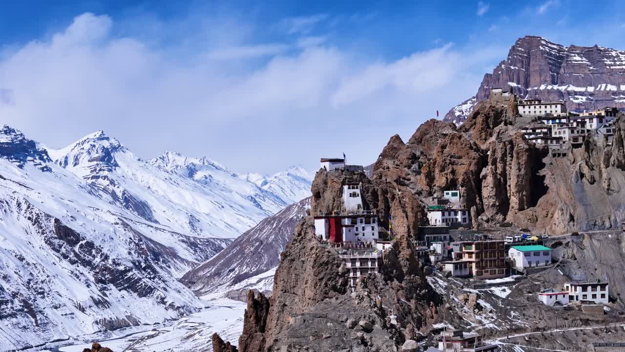 Himalayan Monastery in Winter