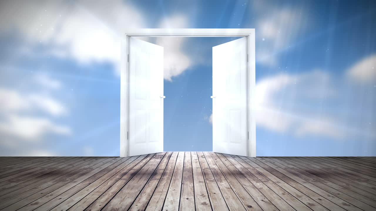 푸른 하늘로 가는 문