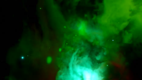 nebulosa colorida en el espacio profundo