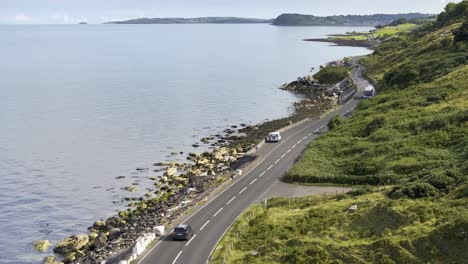 the antrim coast road in northern ireland