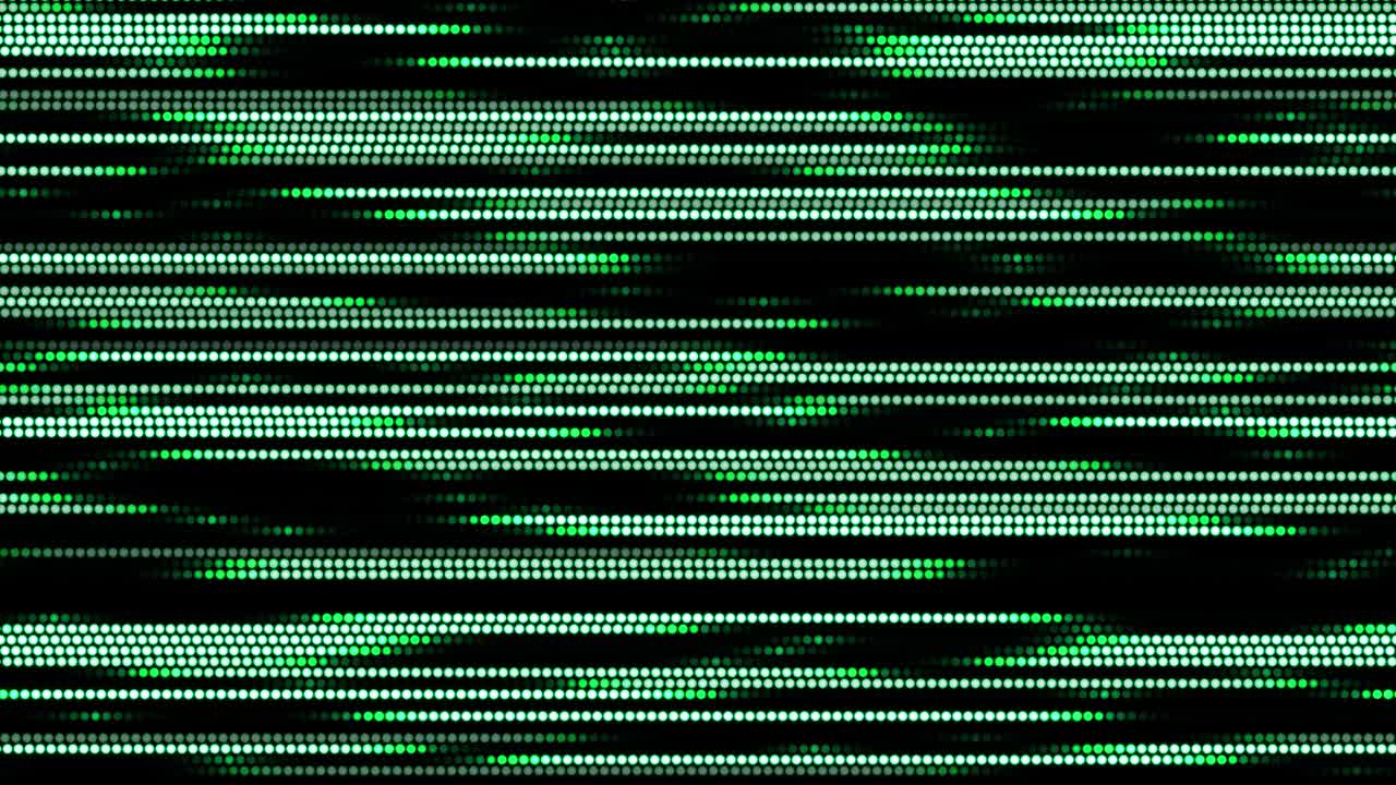 animación de puntos línea cibernética gráficos de movimiento