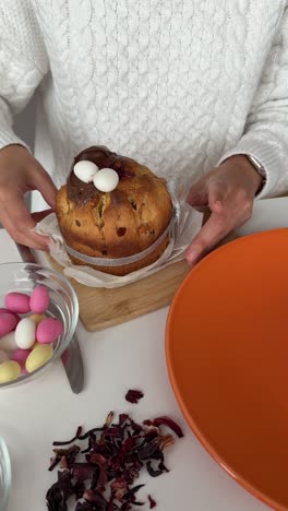 easter cake preparation
